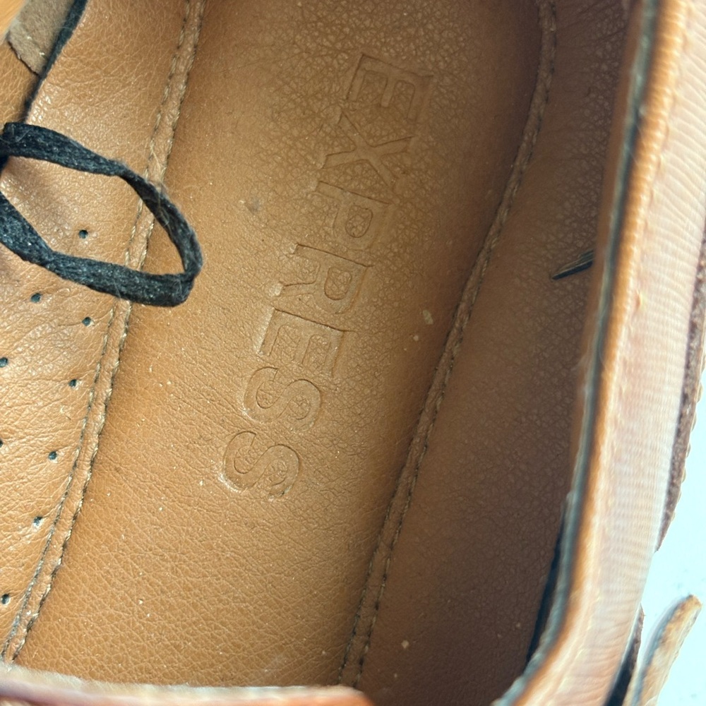 Express Men’s Double Buckle Loafer Brown Size 8 - Picture 5 of 6